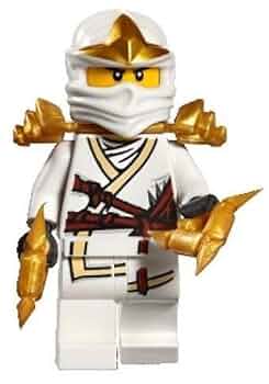 ねんね NEW Lego Ninjago Ninja WHITE HEAD WRAP - ZX Zane Minifig